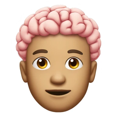 One almighty big brain of future colorfull  sticker