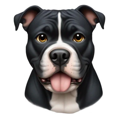 black american bully with blunt sticker