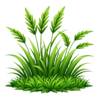 a small patch of grass  sticker