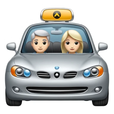 An passenger auto sticker