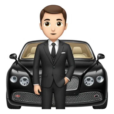 Abid abedi as Principalwith his Bentleyo sticker