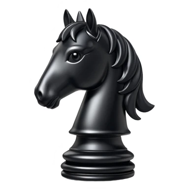 
chess knight piece object, horse head chess piece, 3D cartoon, glossy material, soft shadow, mobile game icon style, centered, clean background, no text, no watermark
 sticker