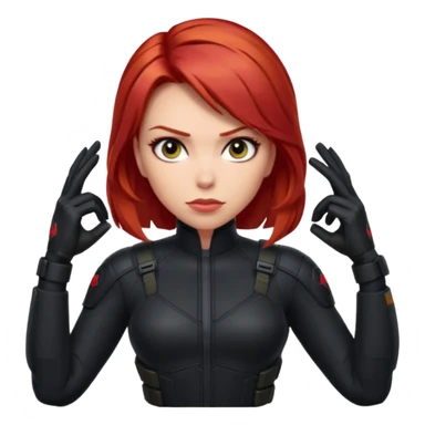 black widow fake sticker
