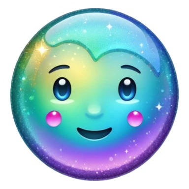 glitter lumen sticker