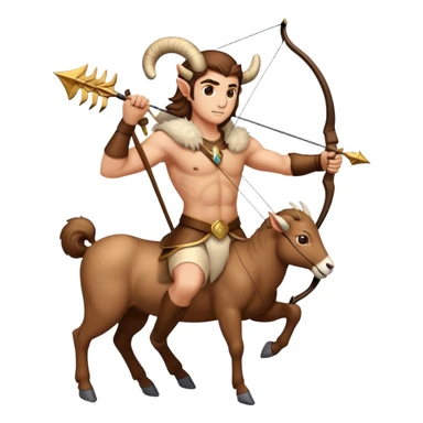 Sagittarius archer centaur victorious over Aries ram sticker