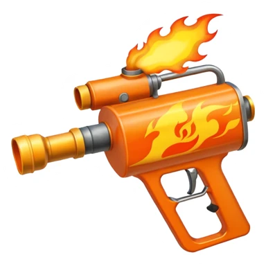 flame thrower sticker
