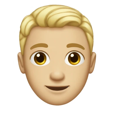 A 25-year-old blonde with brown eyes and a bald young man aged 26 with brown eyes sticker