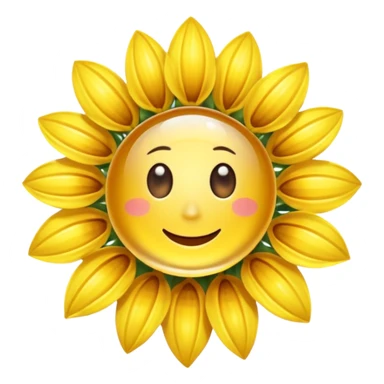 sunflower oil droplet sticker