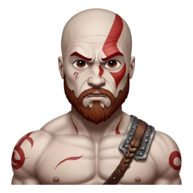 God of War Kratos (skin white) sticker
