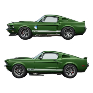 GT 500 Shelby sticker