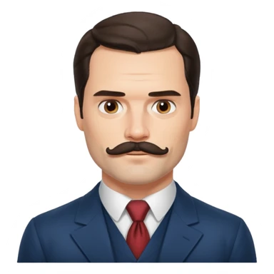henry cavill with mustache sticker