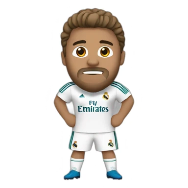 real madrid hiper fan sticker