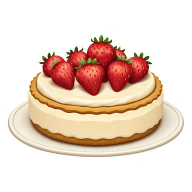 Strawberry cheesecake sticker