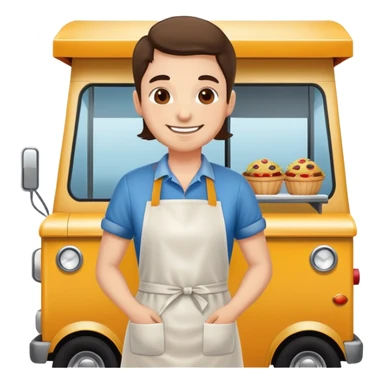 Food truck owner  sticker