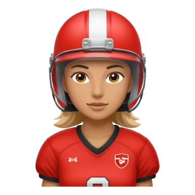 Football Players, Female player sticker