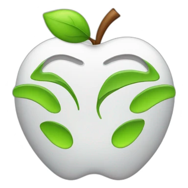 Apple logo 2050 sticker
