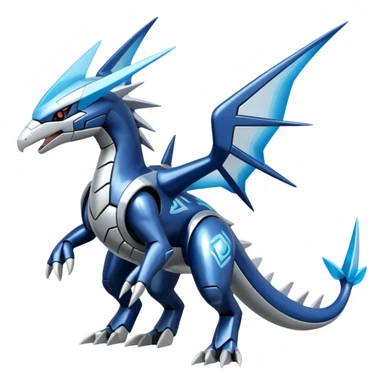 Futuristic Helioptile-Kyurem-Dialga-Latios-Miraidon-Pokémon, full body sticker