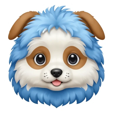 puppy dog blue sticker