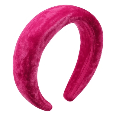 pink velvet headband, luxurious and bold sticker