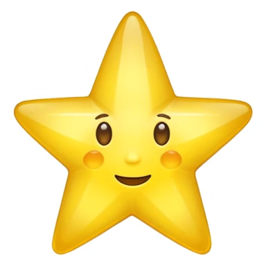 Star with a body sticker