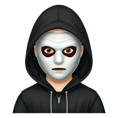 crie um serial killer mascarado sticker