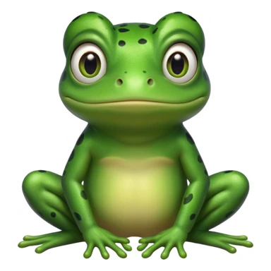 Elon musk as a frog  sticker