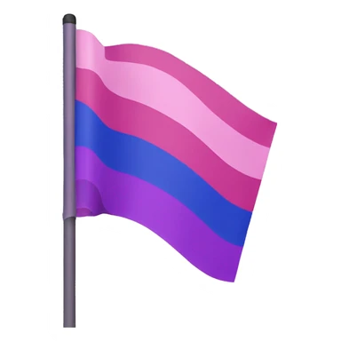 Bisexual pride flag sticker