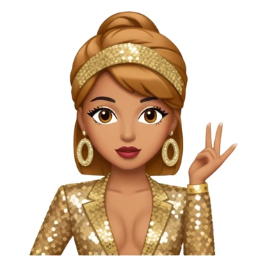 Sassy popstar sticker