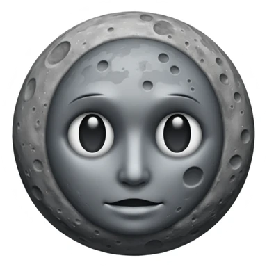 moon dark faceless  sticker