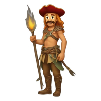 Kad merad Patoche du flambeau sticker