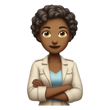 Girl with an attitude  sticker