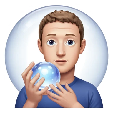 Fortune teller mark zukerbeg sticker