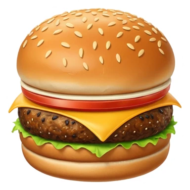 burger bun sticker