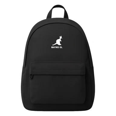 A Kangol backpack with small logo sticker
