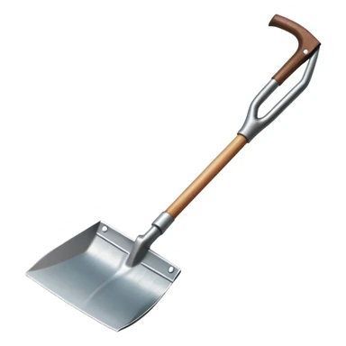A gardening hoe sticker