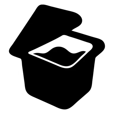 A sauce in a fast food packaging sticker