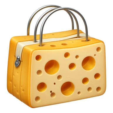 Crea un emoji estilo caricatura de una bolsa de Cheese Tris. sticker
