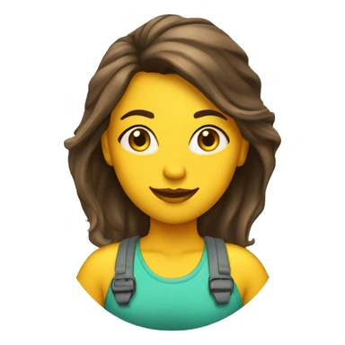 Girl boss with a sign write sunshine store sticker