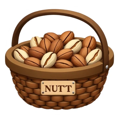 nut basket sticker