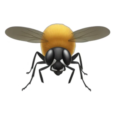 Mouche avec des bras sticker