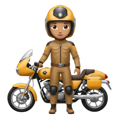 motorcycle human with helmet full body sticker