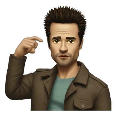 tyler durden from fightclub sticker
