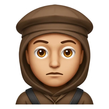 Robber emoji not smiling  sticker