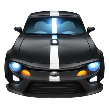 Fr-s Haunted Darth Vader’s ice cube race car with bright white headlights and light saber bumpers  sticker