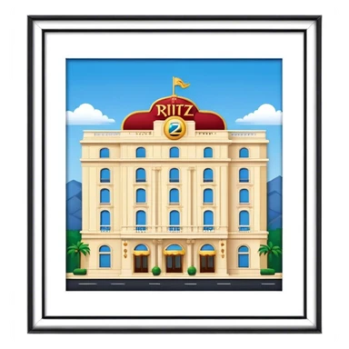 Ritz hotel sticker