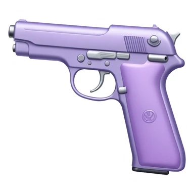 Pale purple gun sticker