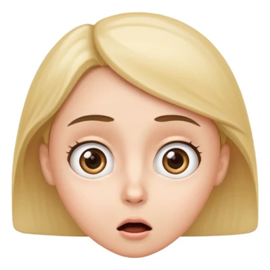 Face whit Eye pop for surpirse sticker