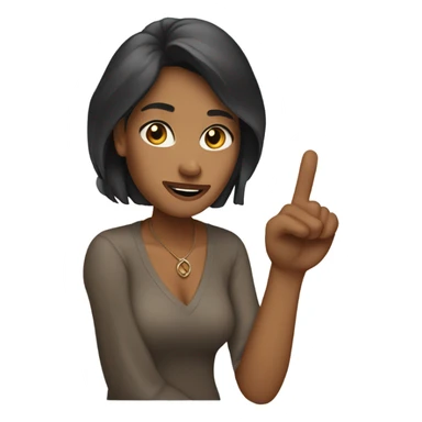 👩🏽 + 🤟🏽 sticker