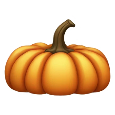 Autumn pumpkin sticker