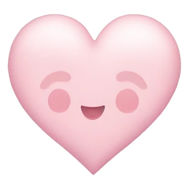 Baby pink pastel heart sticker